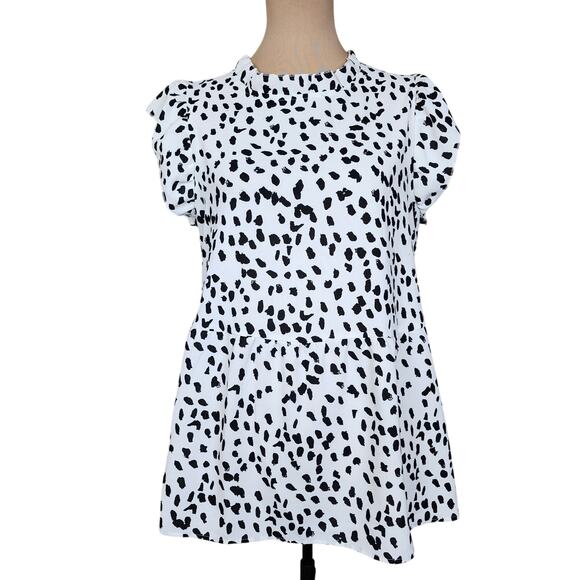 Black & White Medium Blouse - Picture 1 of 5